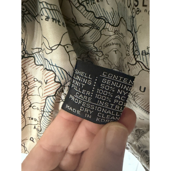 Vintage Charles Klein Distressed Brown Leather Bomber Jacket Men’s Medium - Picture 5 of 13